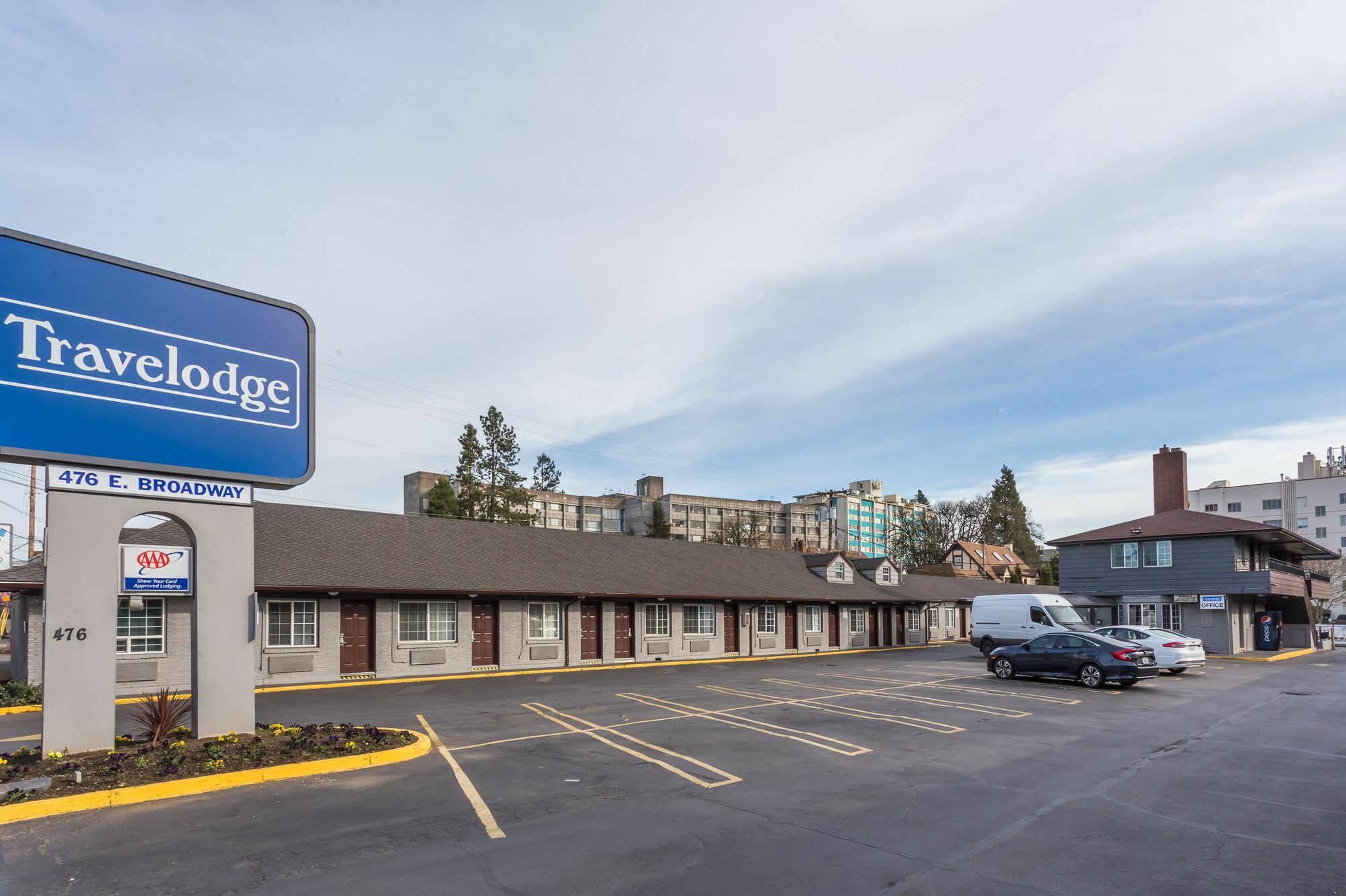 Travelodge By Wyndham Eugene Downtown/University Of Oregon Esterno foto